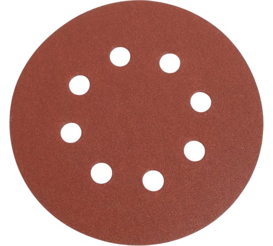 Изображение товара Круг шлифовальный на липучке, дерево 125 мм, Р320, 25 шт МАНКОР 125.Р320.LW25