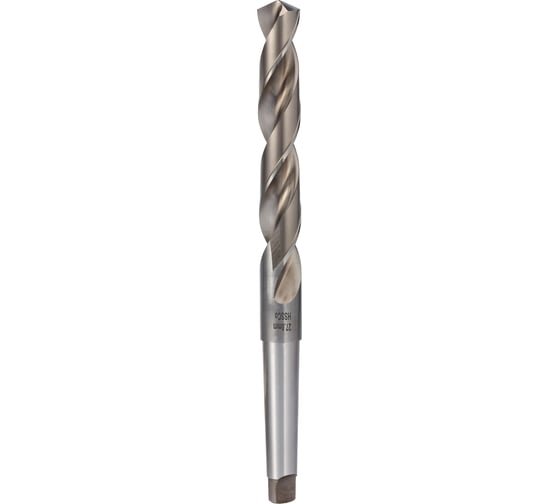 Изображение товара Сверло по металлу 27.0x291/170 мм, DIN345, KM3, h8, HSSE-Co5 Pro H-Tools 204270EHT