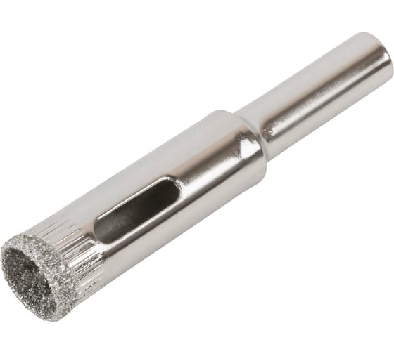 Изображение товара Коронка кольцевая по кафелю и стеклу алмазная 10x50 мм КУРС 16275