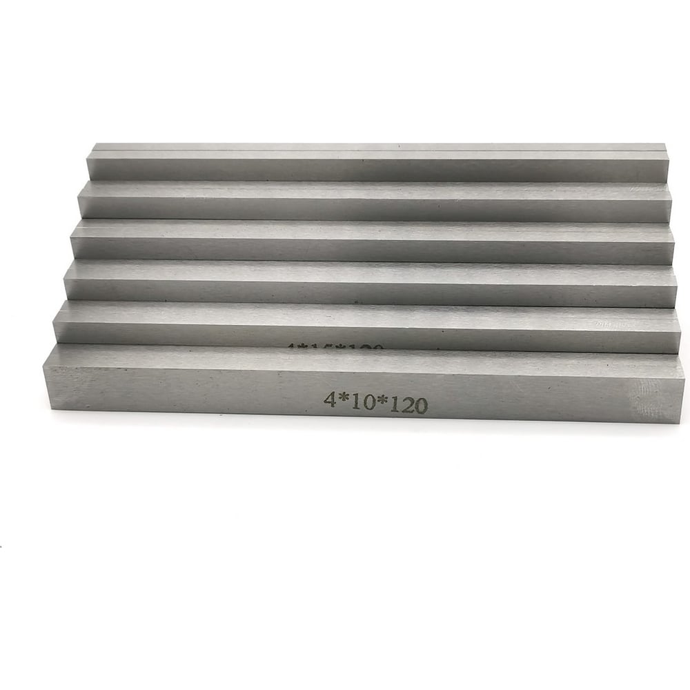 Изображение товара Набор параллельных подкладок из стали 6 пар 120x4x10-35 мм BESTELLI AC01005109