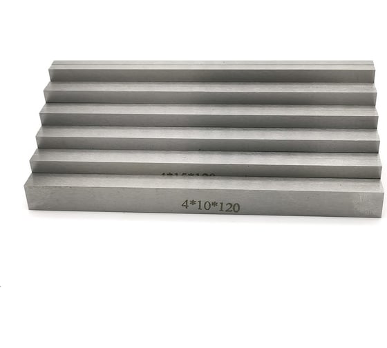 Изображение товара Набор параллельных подкладок 6 пар 120x4х10-35 мм BESTELLI AC01005109