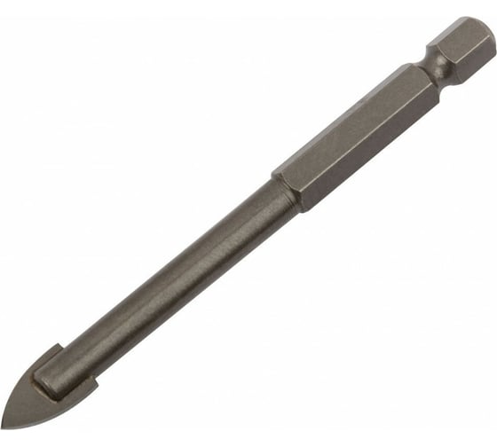 Изображение товара Сверло по кафелю и стеклу 8x85 мм, шестигранный U-хвостовик под биту КУРС 35465