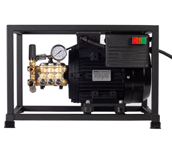 Изображение товара Аппарат высокого давления IB 7,5 АВД 15/250 Рама, Total (Time) Stop + пенокомплект Pinfl 15/230-РШ-ТС-ПК 15/250-РШ-ТС-ПК