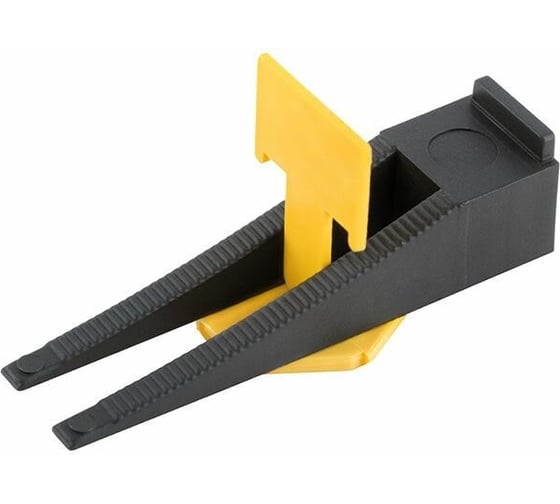 Изображение товара Система выравнивания плитки 50 шт, зажимы Флаг и Клинья, ширина шва 1.0 мм КУРС 16783