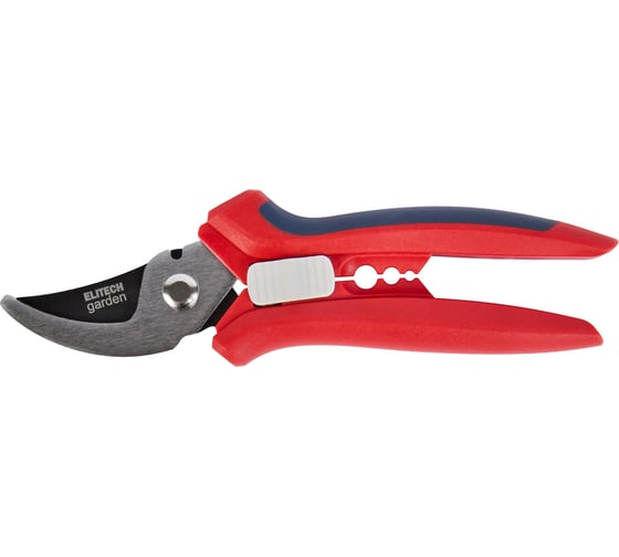 Изображение товара Секатор Elitech плоскостной с отверстиями для снятия шипов роз PB 02 Garden 206424