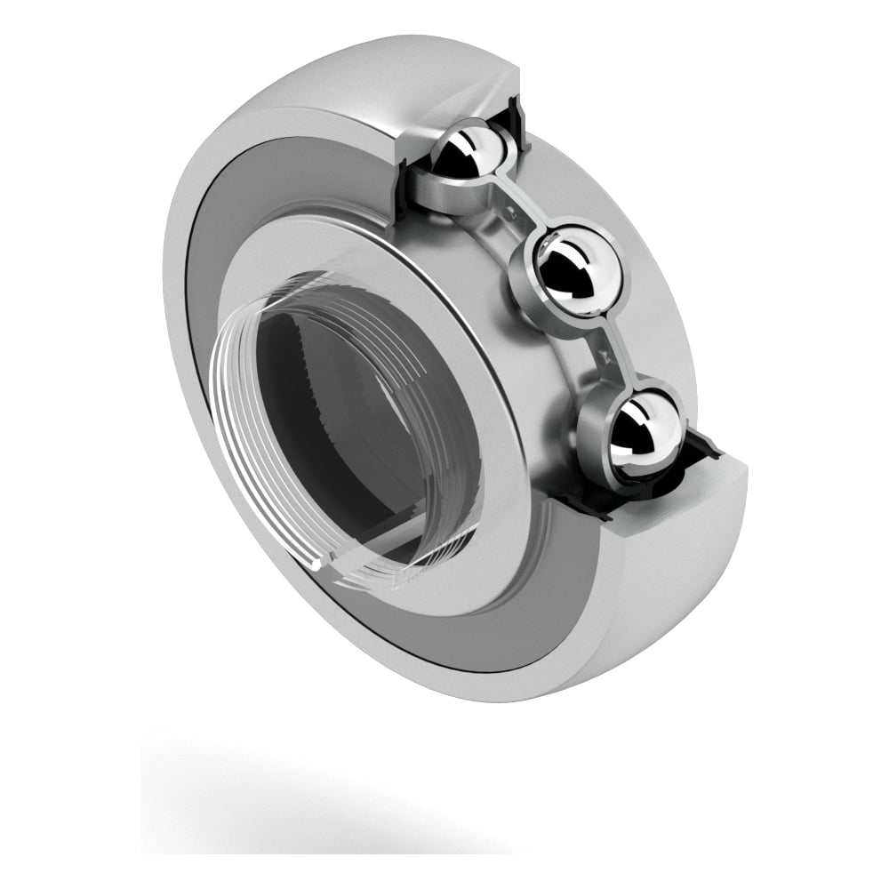 Изображение товара Подшипник DINROLL UK211 радиальный шарикоподшипник закрытый 100x55x33 мм