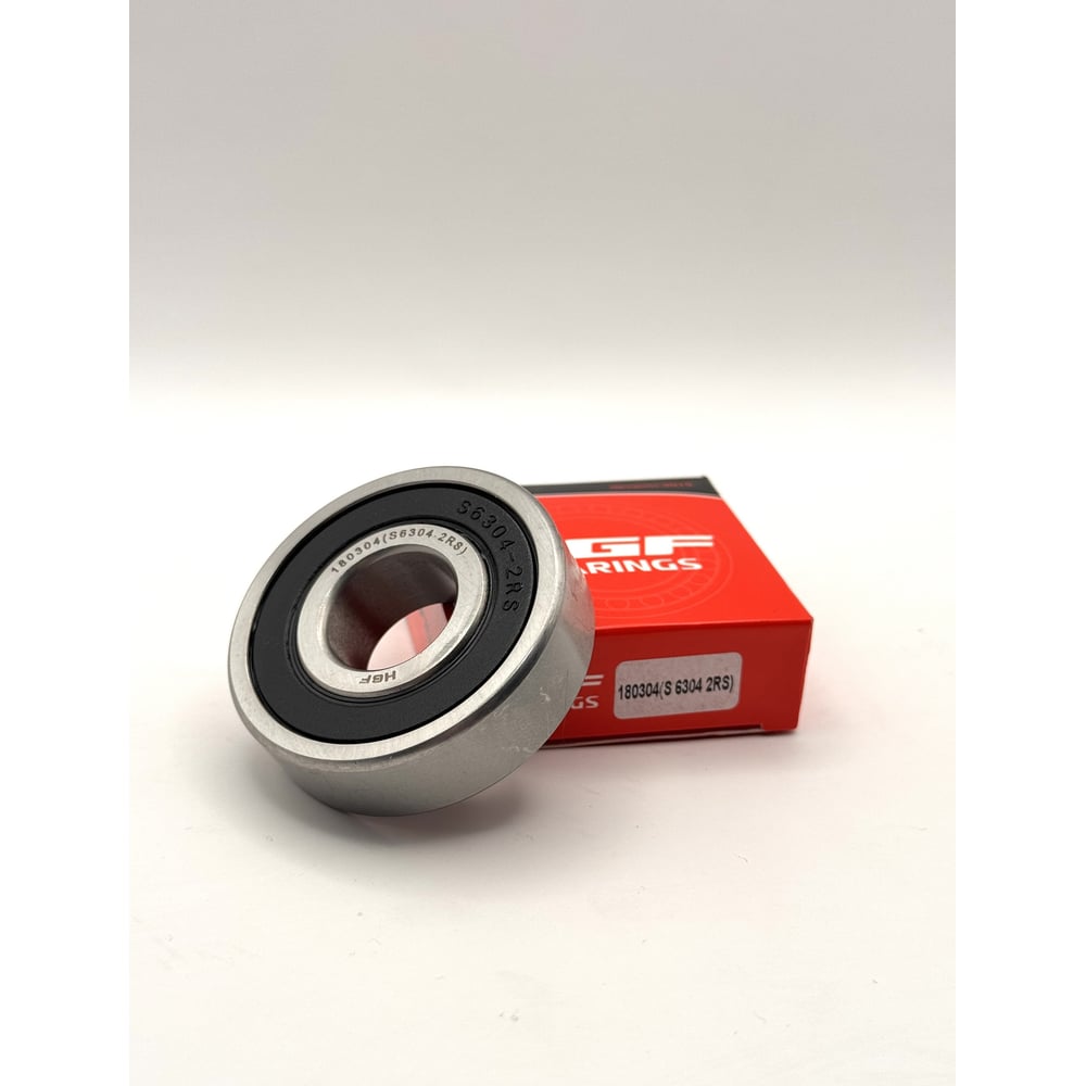 Изображение товара Подшипник шариковый однорядный SS6304 2RS1 20x52x15мм HGF