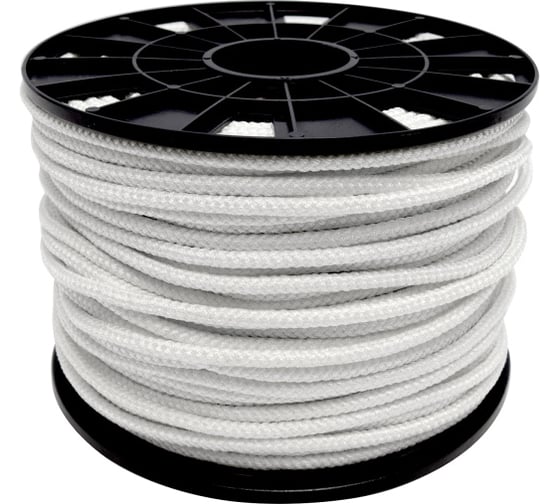 Изображение товара Фал капроновый плетеный Политех 16-ти прядный с сердечником Ф8, 100 м, 1000 кгс 8001753