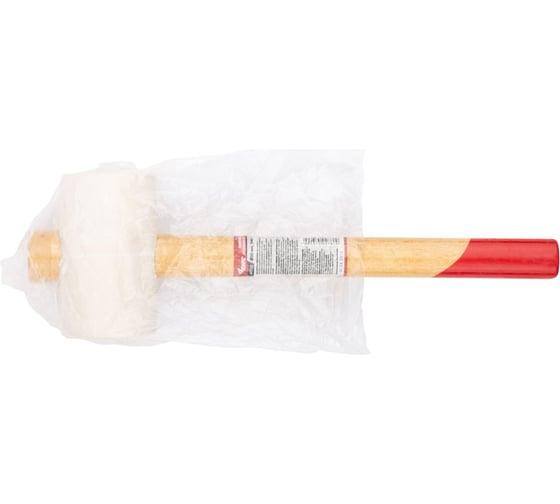 Изображение товара Киянка резиновая КУРС белая, деревянная ручка 50 мм ( 340 гр ) 45332