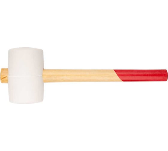 Изображение товара Киянка резиновая КУРС белая, деревянная ручка 80 мм ( 900 гр ) 45335