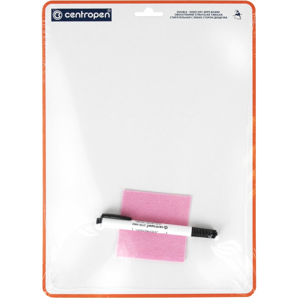 Изображение товара Доска двусторонняя маркерная ОФИСМАГ А4 240x337 мм с комплектом