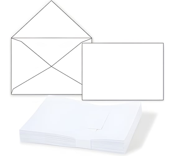 Изображение товара Конверты ОФИСМАГ С4 (229x324 мм), без клея, 100 г/м2, КОМПЛЕКТ 500 шт., треугольный клапан 124397