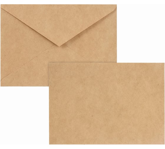 Изображение товара Конверты ОФИСМАГ С6 (114x162 мм) КРАФТ, клей, 90 г/м2, КОМПЛЕКТ 1000 шт., треугольный клапан, С6НКж 112189