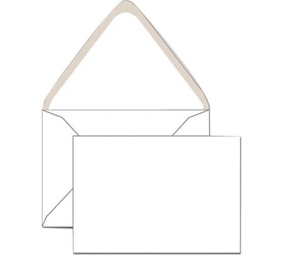 Изображение товара Конверты ОФИСМАГ С6 (114x162 мм), клей, 80 г/м2, КОМПЛЕКТ 1000 шт., треугольный клапан 124407