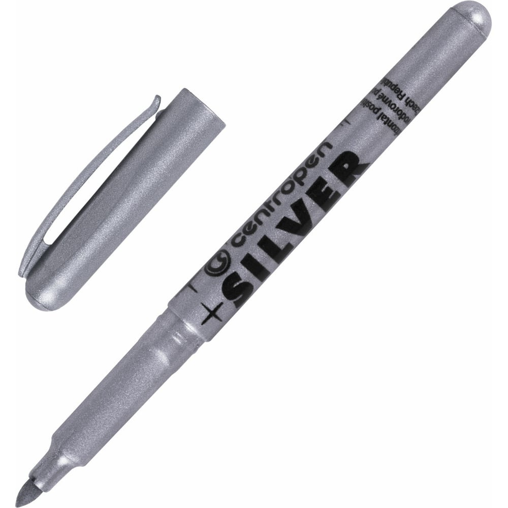 Изображение товара Маркер для декорирования ОФИСМАГ СЕРЕБРЯНЫЙ CENTROPEN круглый наконечник