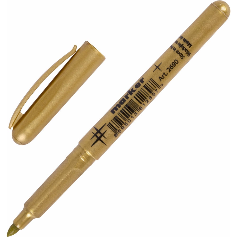 Изображение товара Маркер для декорирования золотой CENTROPEN круглый наконечник 1.5-3 мм