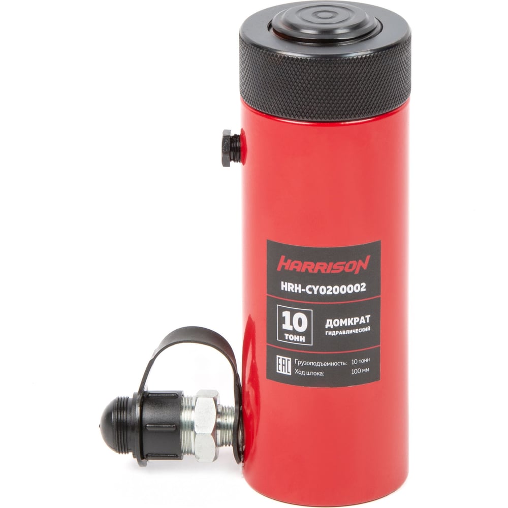 Изображение товара Гидравлический цилиндр Harrison 10 т 100 мм с фиксирующей гайкой однополостной