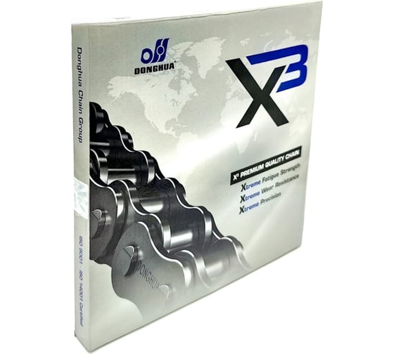 Изображение товара Цепь DONGHUA 06B-1 серии X3 DH (526 зв.) (ПР-9,525-9,1) 5,010м 7657