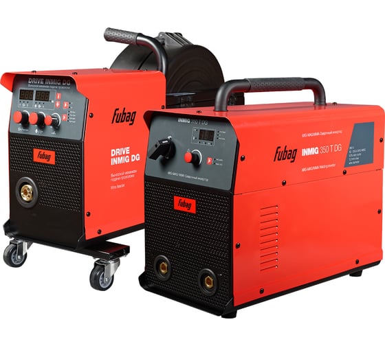 Изображение товара Сварочный инверторный полуавтомат FUBAG INMIG 350T DG, DRIVE INMIG, шланг пакет,горелка FB 360, 31438.2