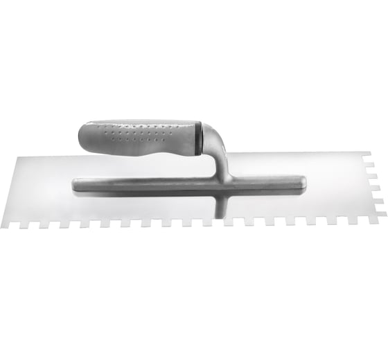 Изображение товара Гладилка HARDY 38x10см зубчатая 6x6мм, серия 31 нерж.сталь, ручка 2K 0800-313806