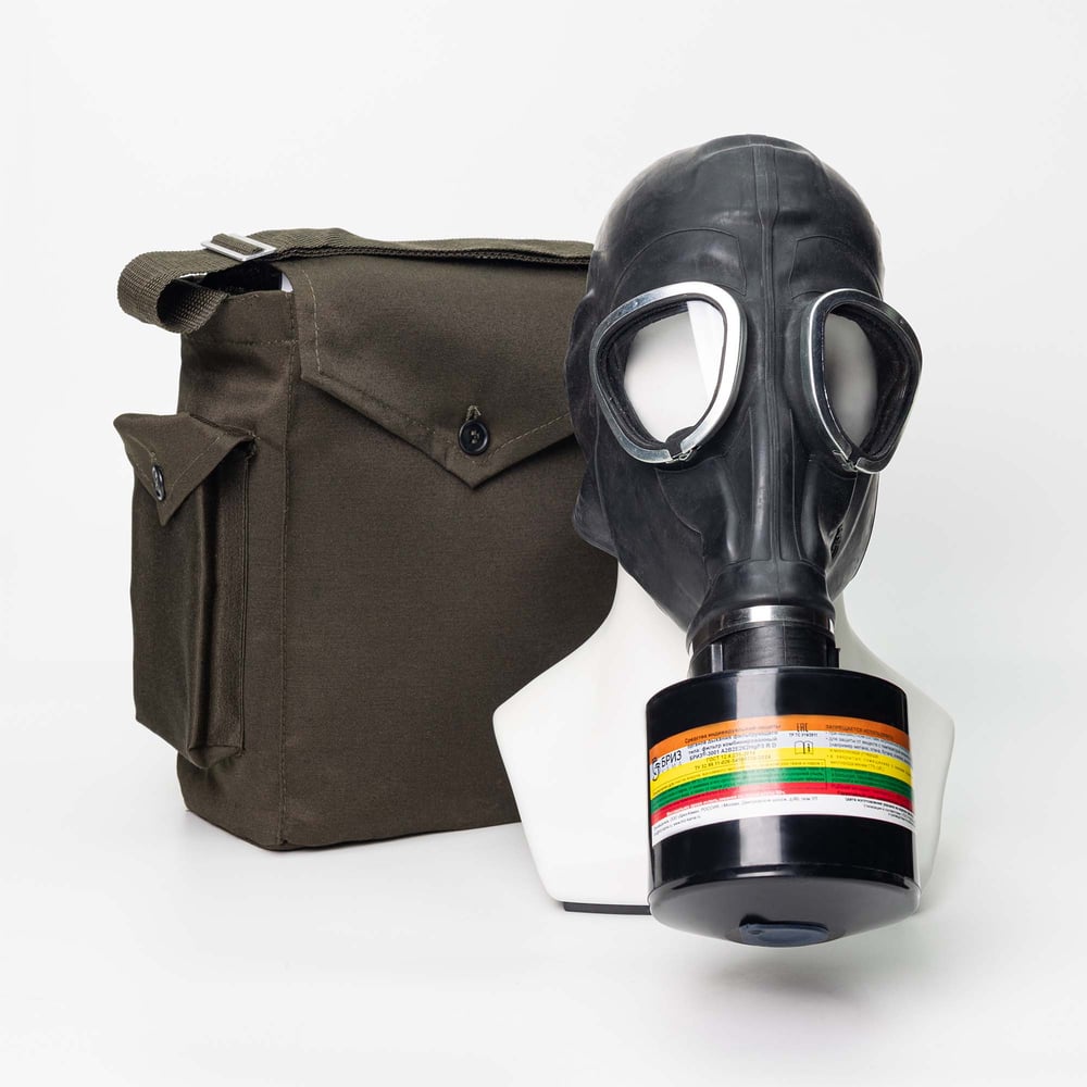 Изображение товара Противогаз фильтрующий -3301(ППФ) А2В2Е2K2HgР3 R D, стандарт, размер 3