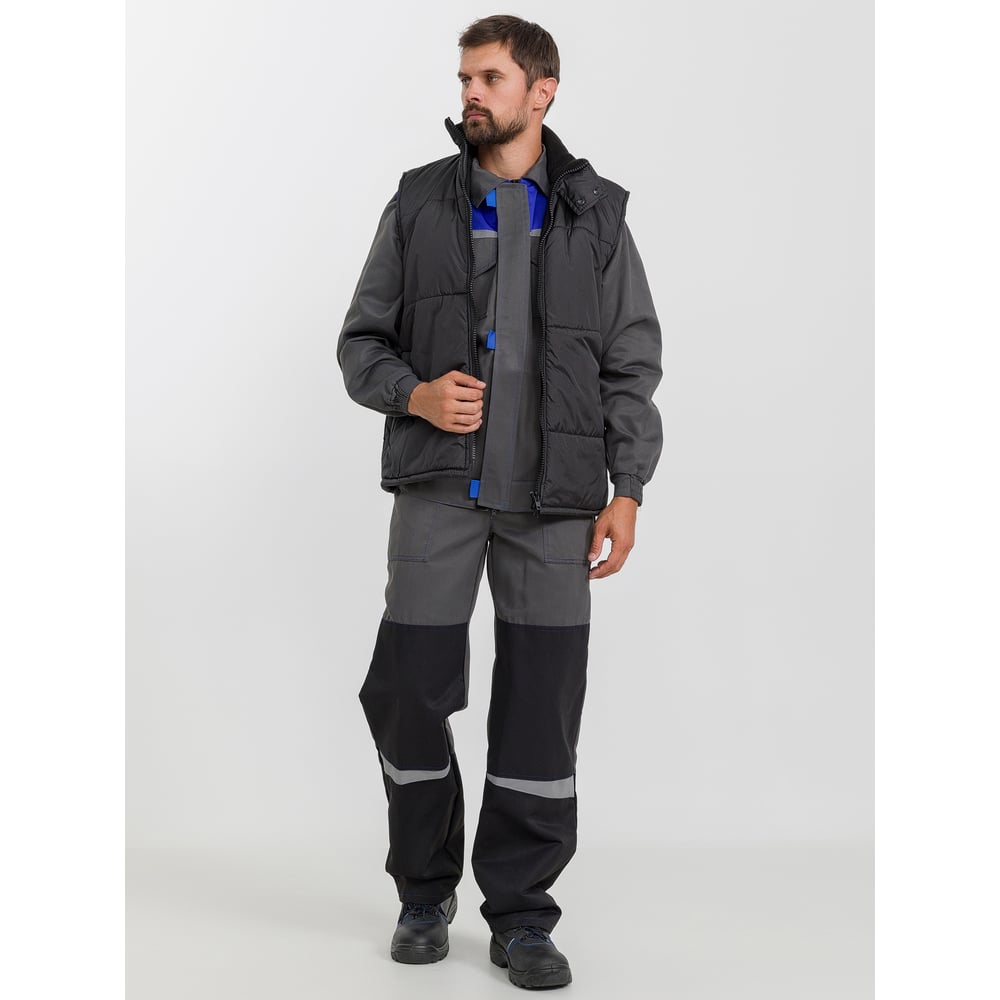 Изображение товара Утепленный жилет VOLROCK черный, размер 60-62, утеплитель синтепон