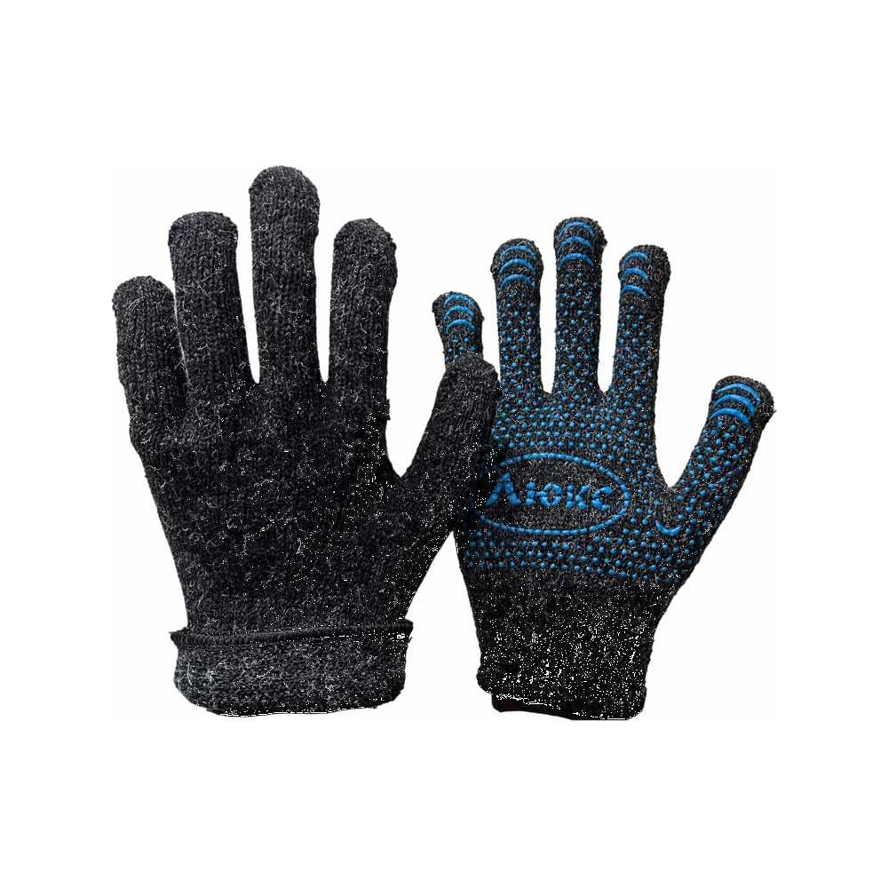 Изображение товара Перчатки утепленные полушерстяные с ПВХ для зимы 200 пар