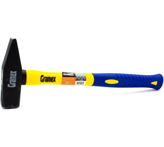 Изображение товара Молоток Gramex 800 г, с фибергласовой ручкой кованый (6/24) 005947