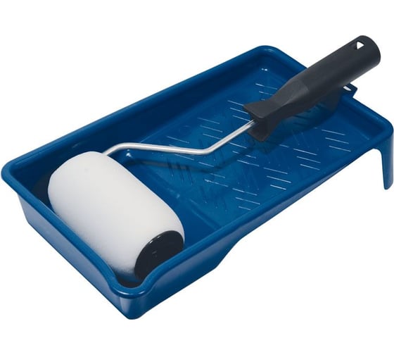 Изображение товара Набор для покраски откосов Без бренда ванна для краски 290 х 160 мм, поролоновый валик 100 мм 03001