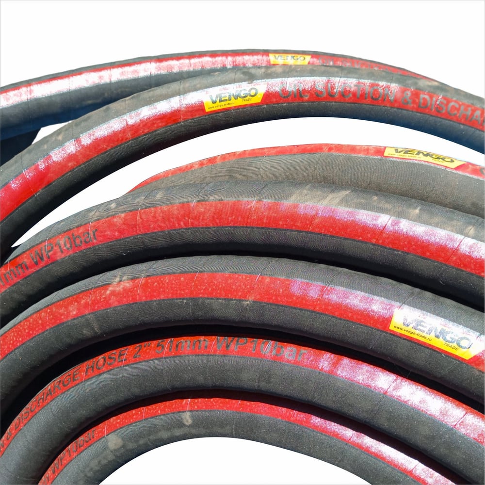 Изображение товара Рукав напорно-всасывающий Vengo 051mm 2'' 10 бар для КамАЗ МАЗ