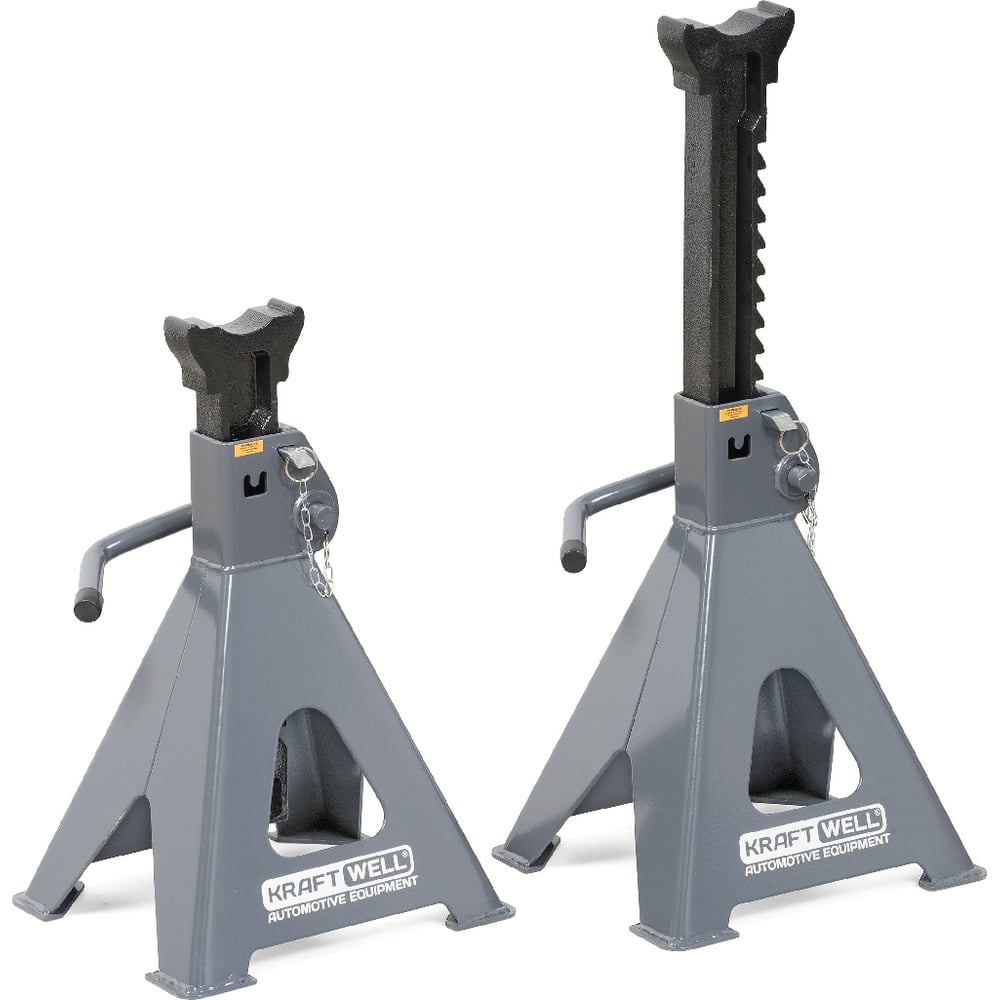 Изображение товара Стойка опорная KraftWell г/п 12 т KRWJS12L профессиональная страховочная подставка Изображение товара Стойка опорная KraftWell г/п 12 т KRWJS12L профессиональная страховочная подставка
