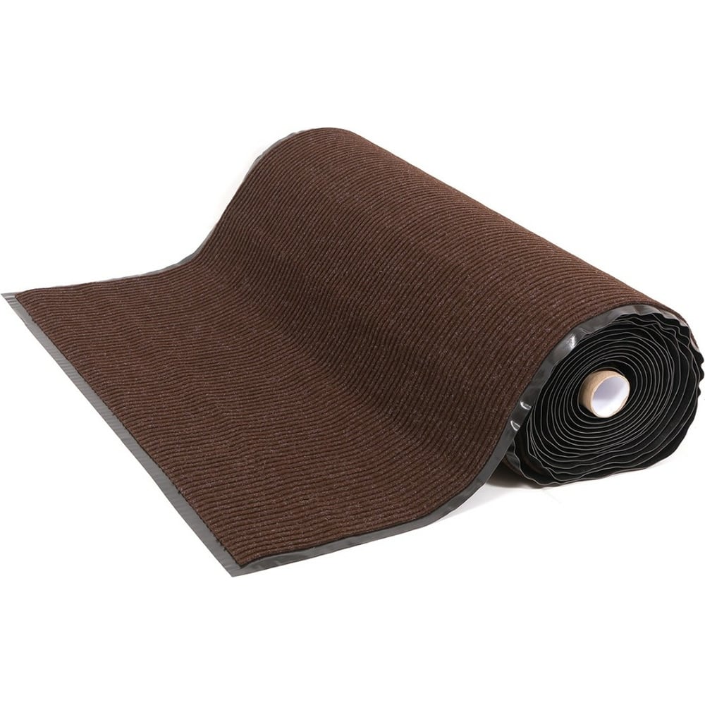 Ребристый влаговпитывающий коврик-дорожка Sunstep, цвет коричневый