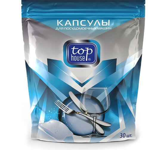 Изображение товара Капсулы для посудомоечных машин TOP HOUSE 30 шт. 180353