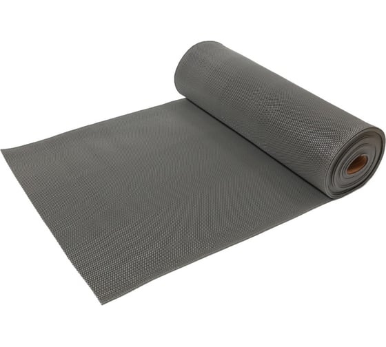 Изображение товара Коврик-дорожка SUNSTEP ПВХ, Zig-Zag, 5мм 0,9х12 м, серый 39-681