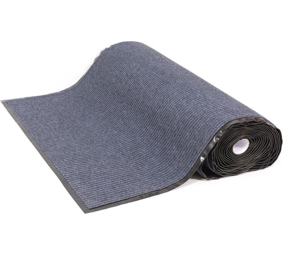 Изображение товара Коврик-дорожка SUNSTEP влаговпитывающий, Ребристый, 1,2х12 м, серый 35-141