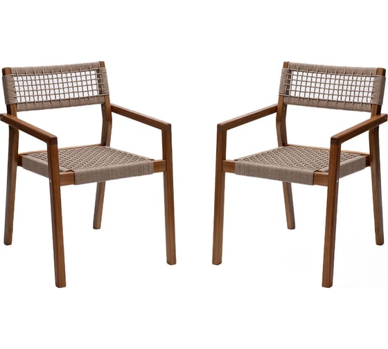 Изображение товара Стул из акации Joygarden CALISTO 2 шт 52102/52102