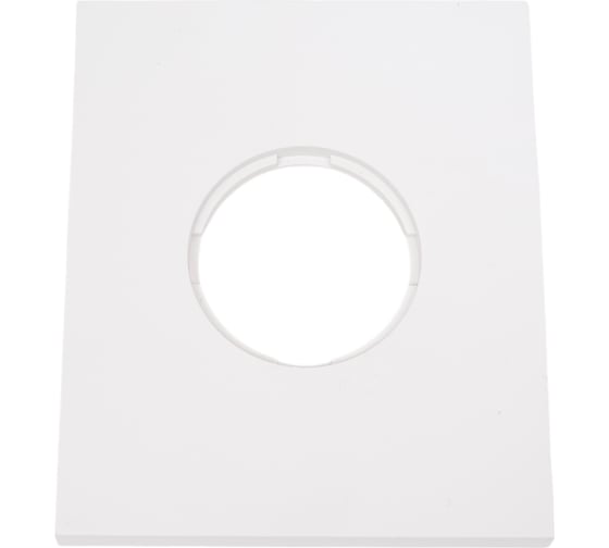 Изображение товара Рамка 1 постовая Bironi скрытый монтаж, Шедель Бриз, пластик, цвет Белый матовый BF6-610-21M