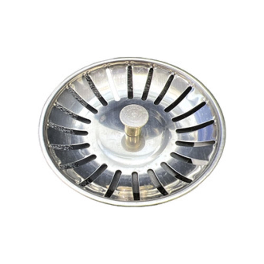 Изображение товара Решетка для раковины нержавеющая сталь GRIALE диаметр 3 1/2" GR9559112