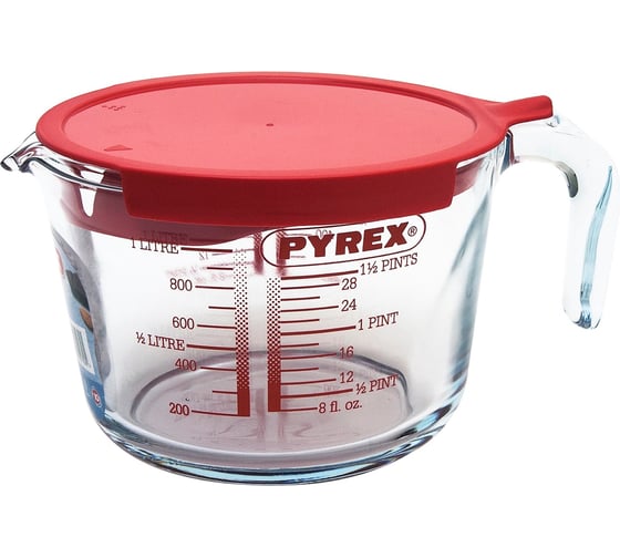 Изображение товара Стакан мерный с крышкой PYREX CLASSIC 1л 264P000/7046
