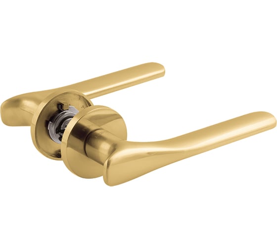 Изображение товара Дверная ручка НОРА-М Slim 135А сатинированное золото 19869