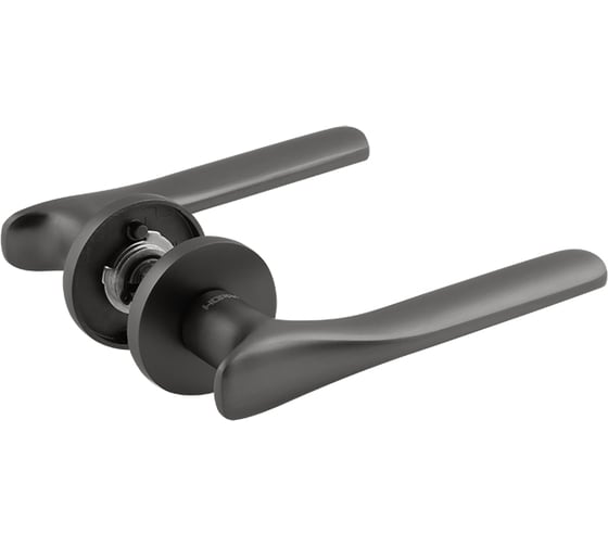 Изображение товара Дверная ручка НОРА-М Slim 135А графит 19862