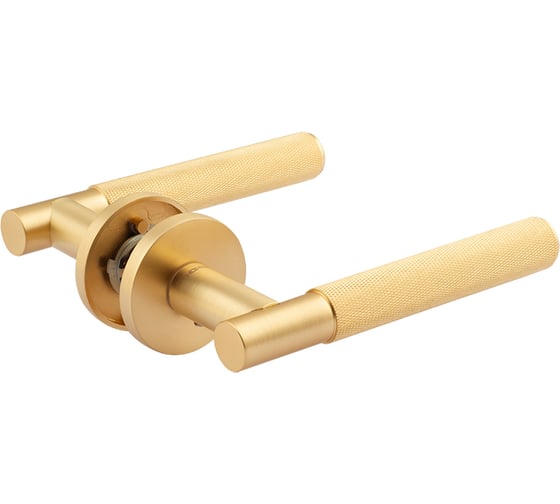 Изображение товара Дверная ручка НОРА-М Slim 139А сатинированное золото 19901