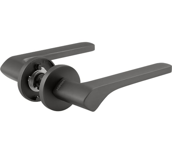 Изображение товара Дверная ручка НОРА-М Slim 137А графит 19878