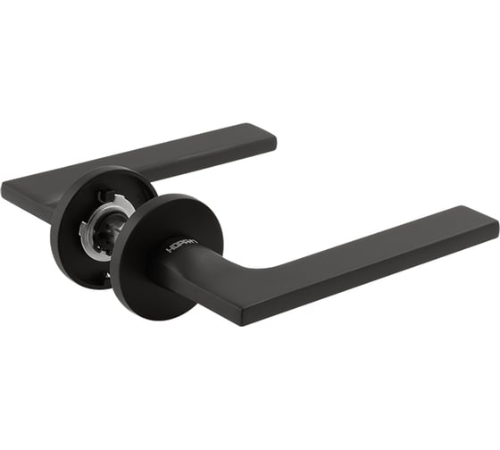 Изображение товара Дверная ручка НОРА-М Slim 138А черный 19892