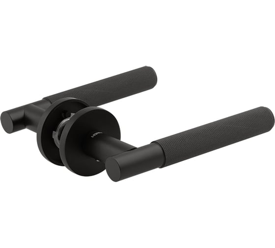 Изображение товара Дверная ручка НОРА-М Slim 139А черный 19900