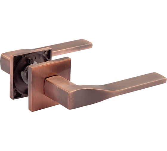 Изображение товара Дверная ручка НОРА-М Slim 140К старая медь 19909