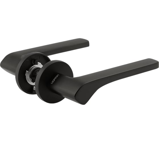 Изображение товара Дверная ручка НОРА-М Slim 137А черный 19884