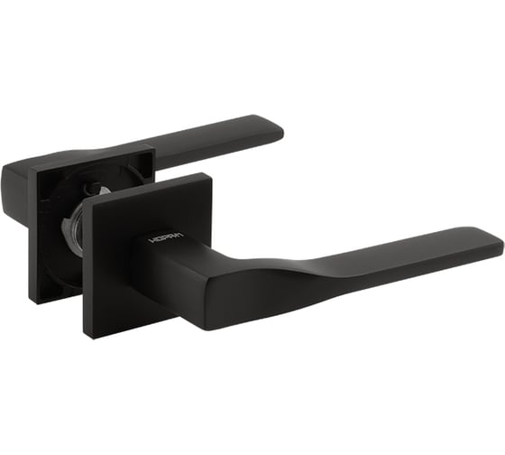 Изображение товара Дверная ручка НОРА-М Slim 140К черный 19911