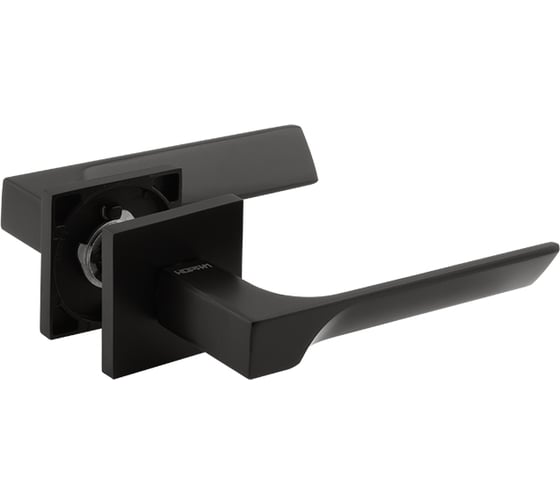 Изображение товара Дверная ручка НОРА-М Slim 142К черный 19933