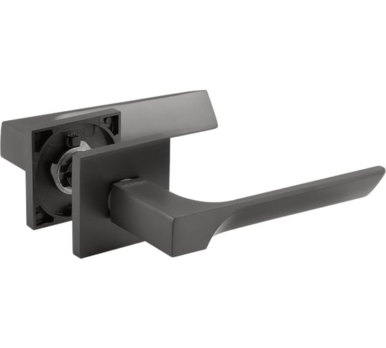 Изображение товара Дверная ручка НОРА-М Slim 142К графит 19926